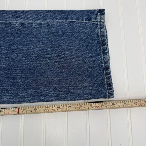 Harley-Davidson Mens Jeans 36x34 (Actual 35x33)  Denim Straight Leg Med Wash - Picture 7 of 9